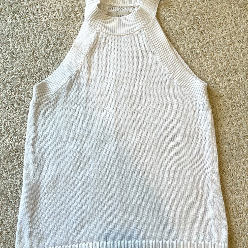 LOFT Sweater Halter Tank